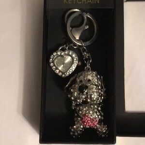 AB Alexis Bendel dog watch keychain NIB